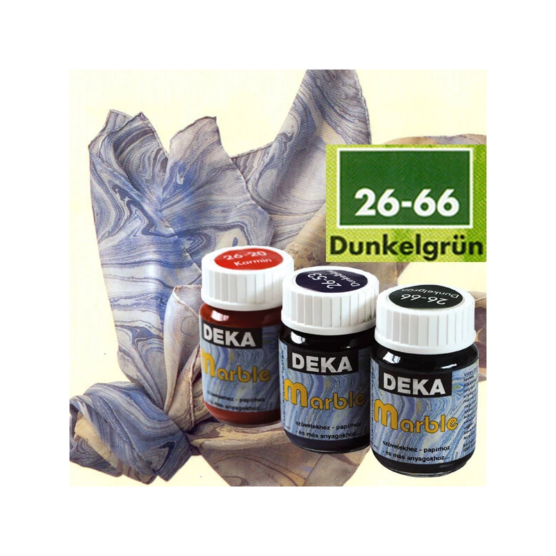Deka Marble márványozó festék 25 ml - 66 sötétzöld