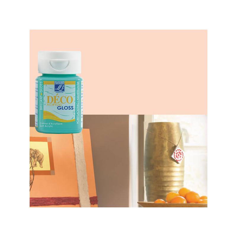 Deco Gloss fényes akrilfesték, 50 ml - light peach