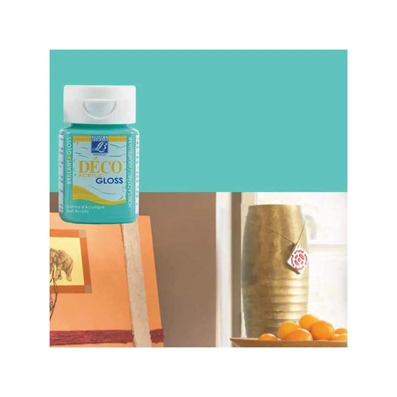 Deco Gloss fényes akrilfesték, 50 ml - tahiti green