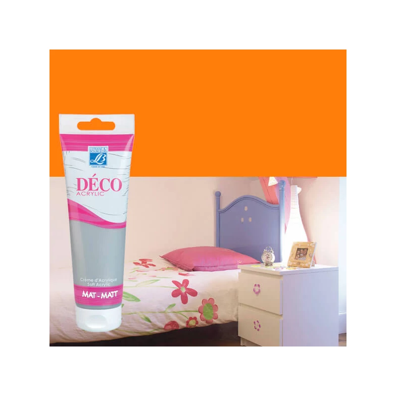 Home Deco matt akrilfesték, 120 ml - tangerine