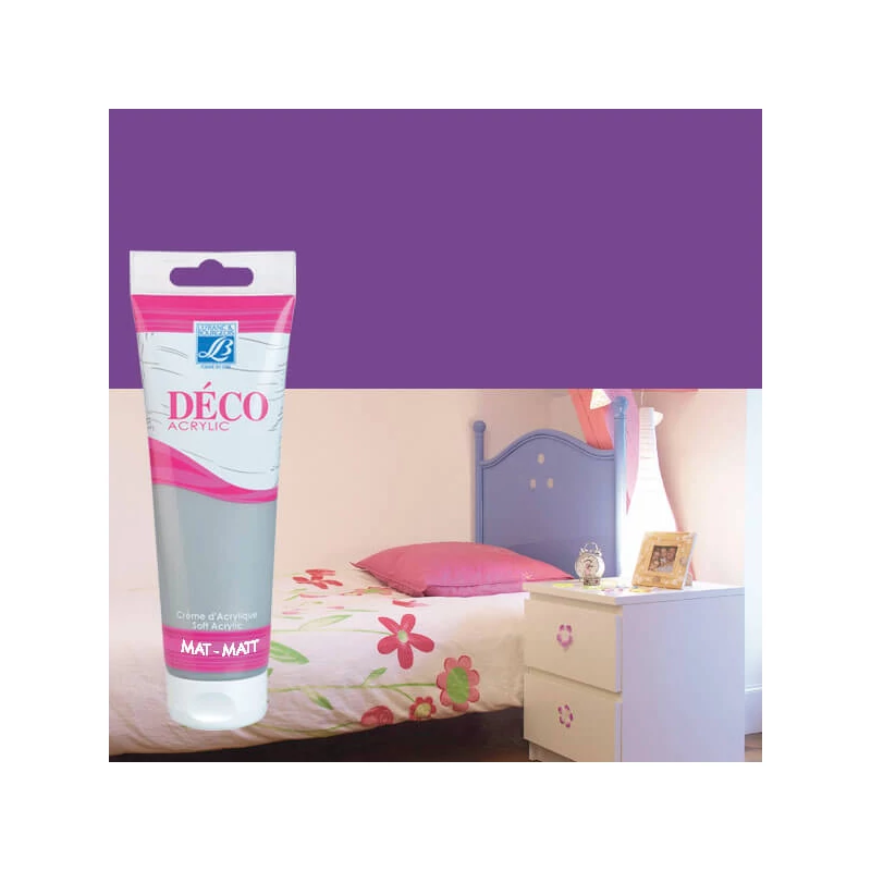 Home Deco matt akrilfesték, 120 ml - violet box