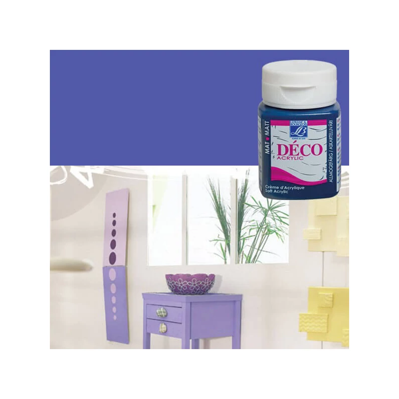 Deco Matt akrilfesték, 50 ml - intense violet