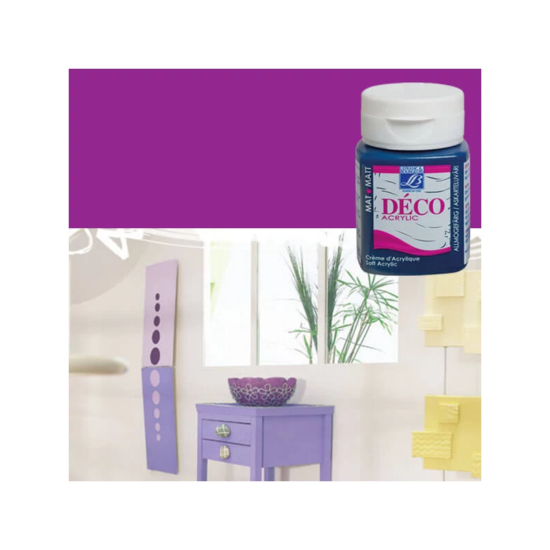 Deco Matt akrilfesték, 50 ml - lilac