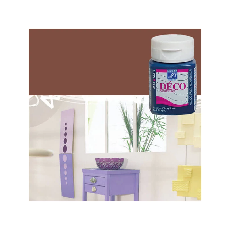 Deco Matt akrilfesték, 50 ml - mud