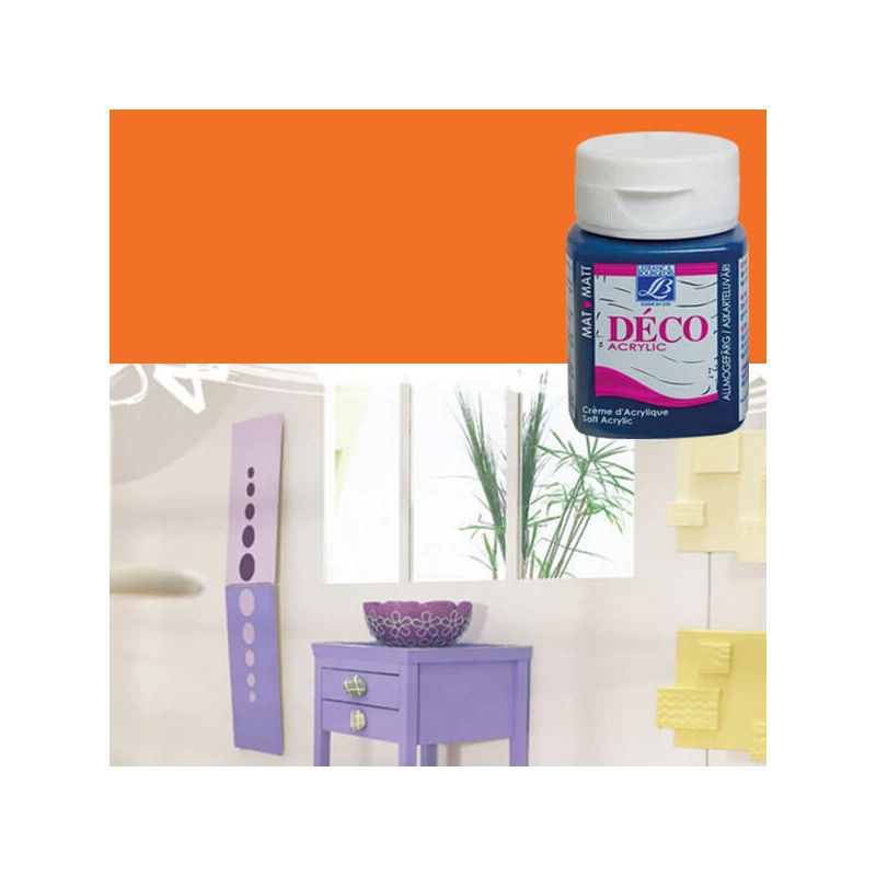 Deco Matt akrilfesték, 50 ml - tangerine