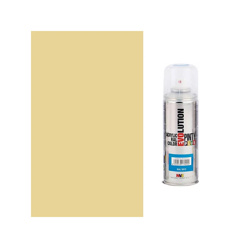 Akrilfesték spray, EVOLUTION fényes, 200 ml - 1001 bézs