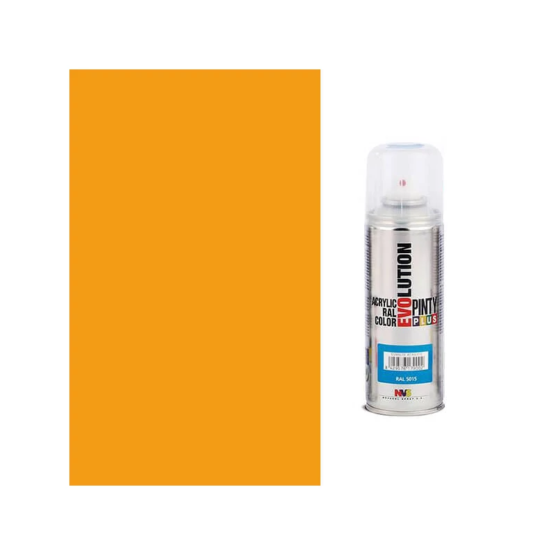 Akrilfesték spray, EVOLUTION fényes, 200 ml - 1007 nárciszsárga