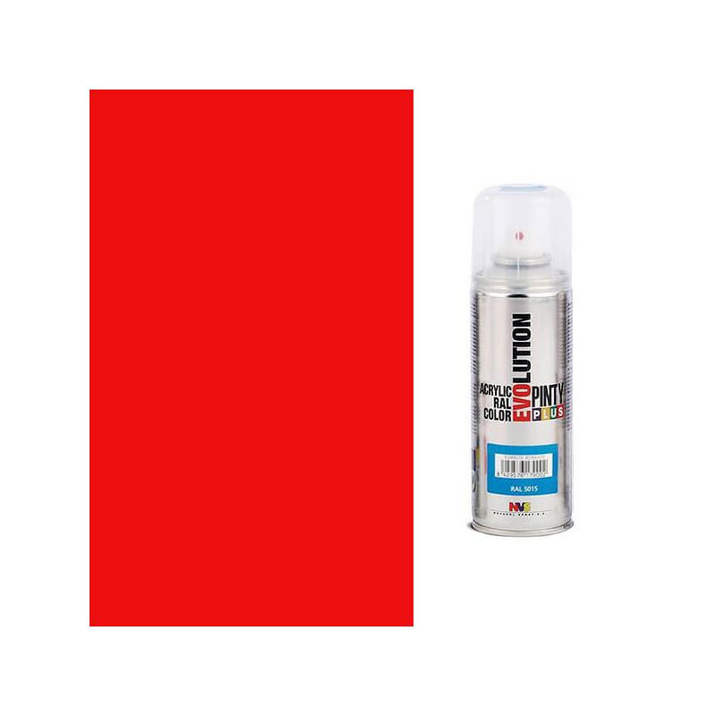 Akrilfesték spray, EVOLUTION fényes, 200 ml - 3020 közlekedési piros