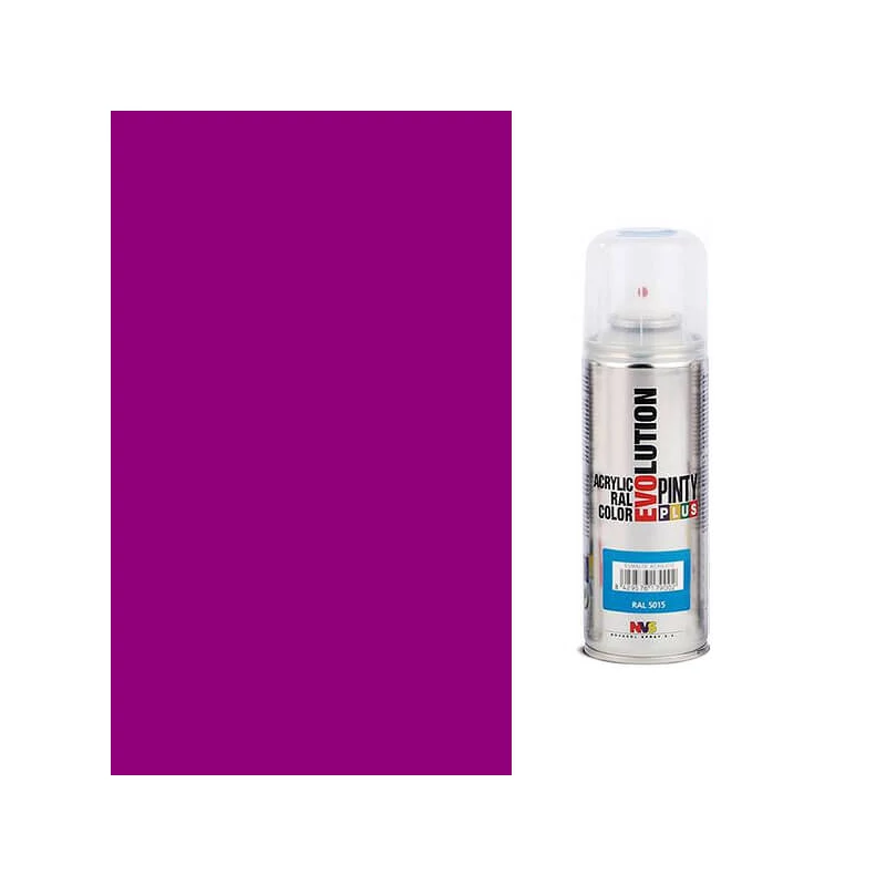 Akrilfesték spray, EVOLUTION fényes, 200 ml - 4006 közlekedési lila