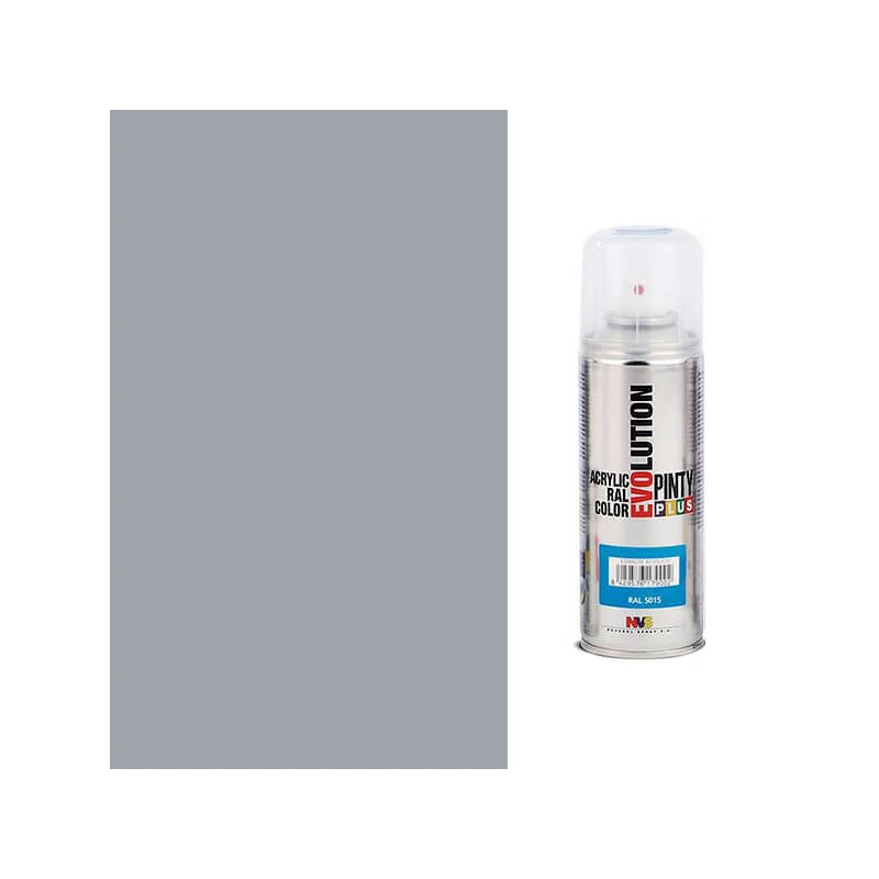 Akrilfesték spray, EVOLUTION fényes, 200 ml - 7001 ezüstszürke