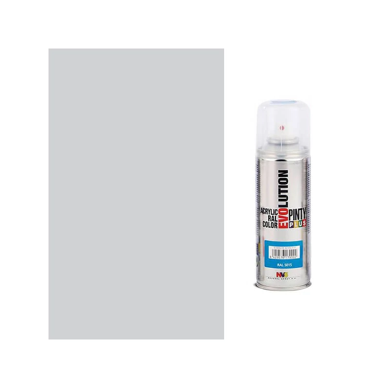 Akrilfesték spray, EVOLUTION fényes, 200 ml - 7035 világosszürke
