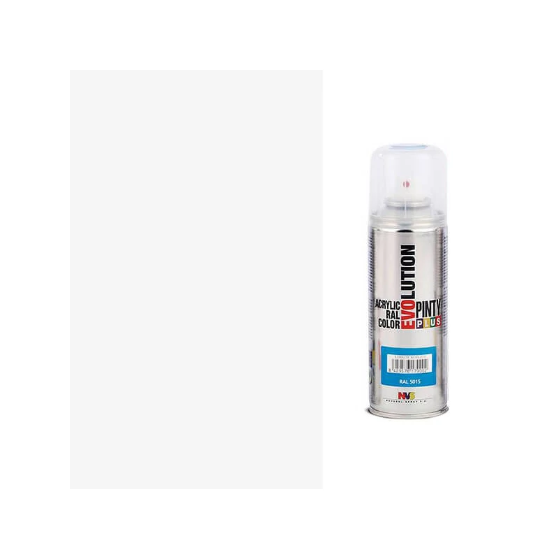 Akrilfesték spray, EVOLUTION selyemfényű, 200 ml - 9010 fehér