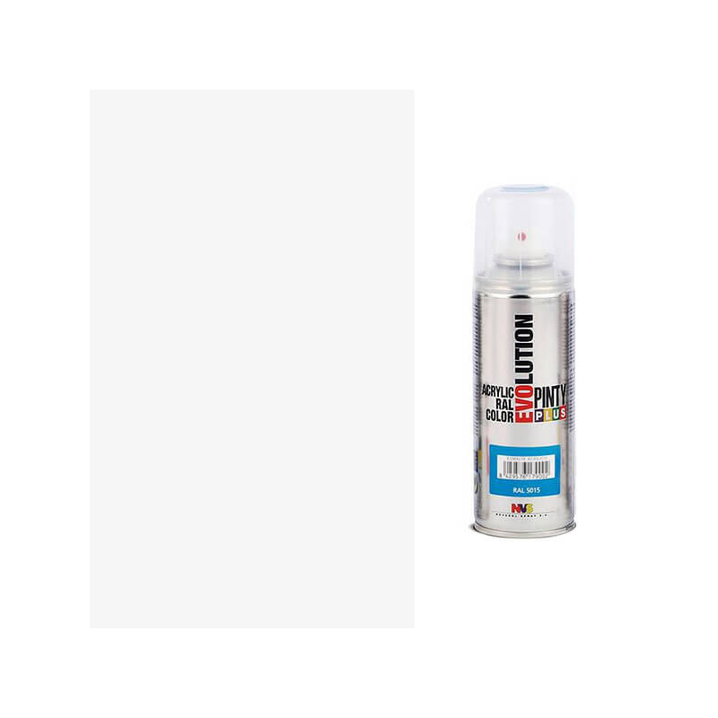 Akrilfesték spray, EVOLUTION selyemfényű, 200 ml - 9010 fehér