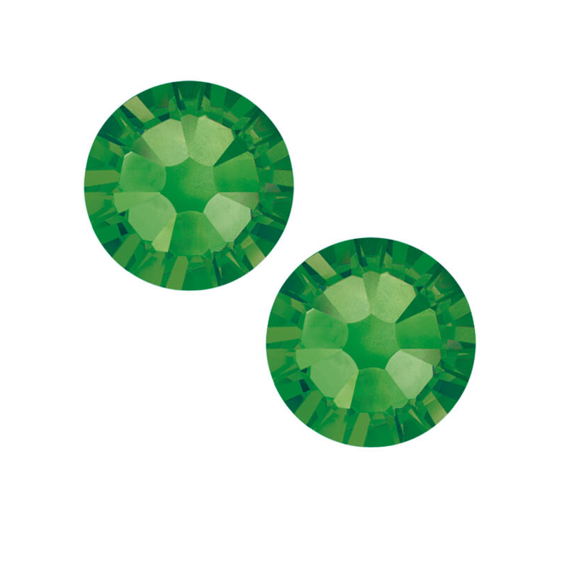 2038 Swarovski Xilion Rose Hotfix vasalható kristály, SS10 (2,8 mm) - Fern Green