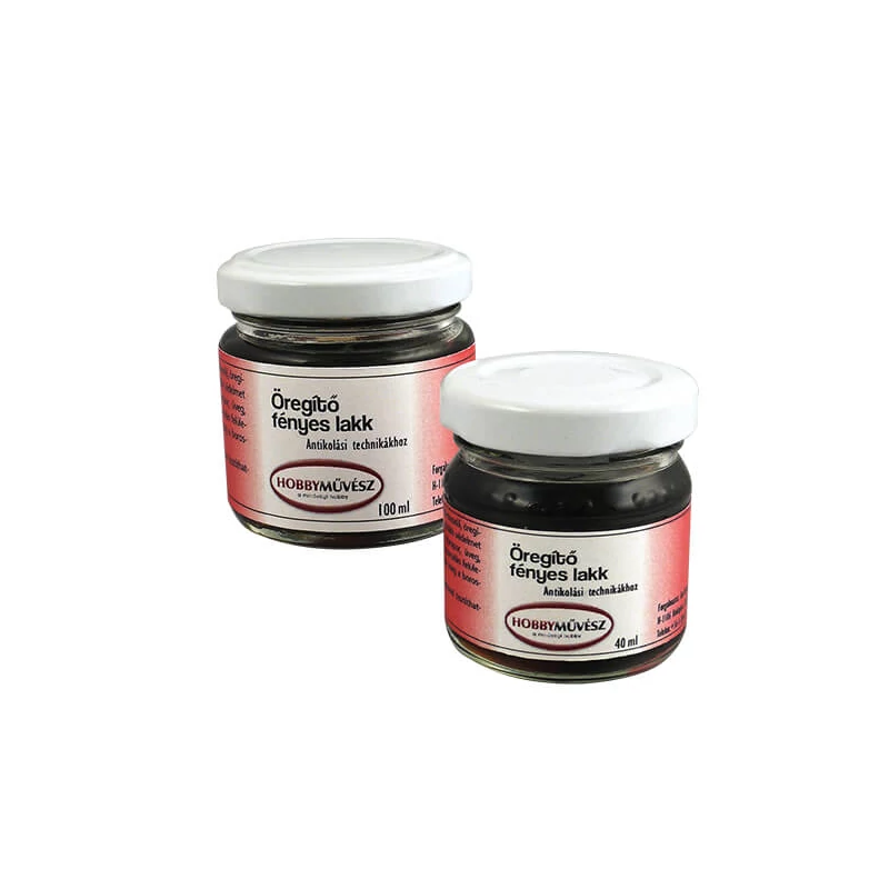 Hobbyművész öregítő fényes lakk - 40 ml
