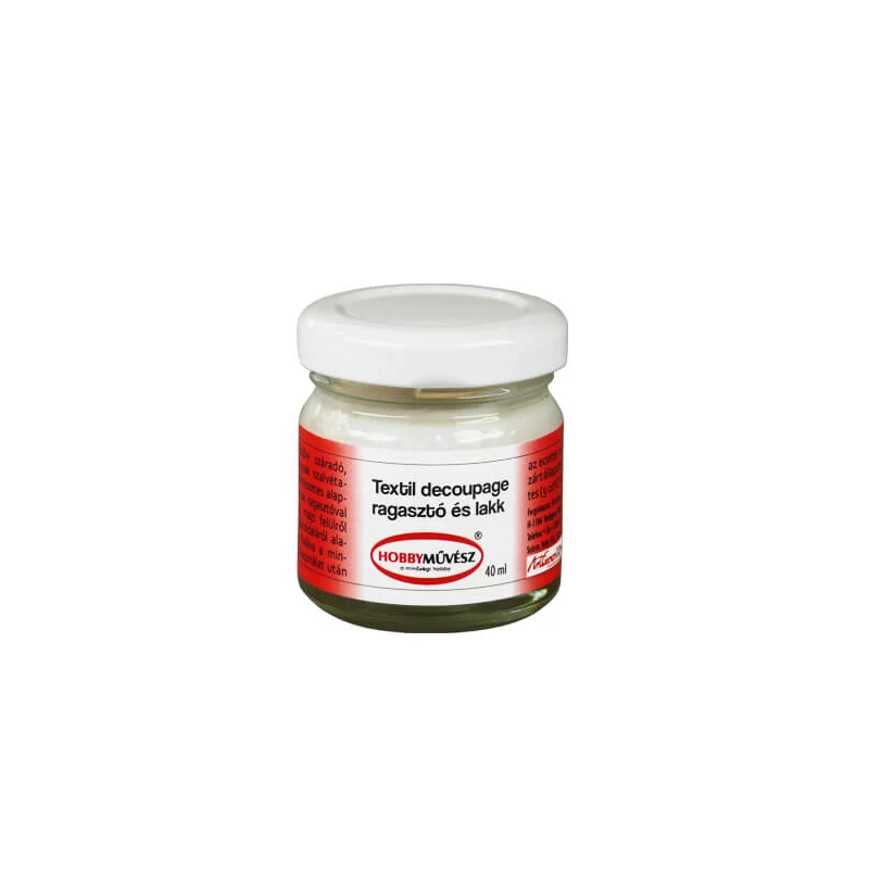 Hobbyművész decoupage ragasztó textilre - 40 ml