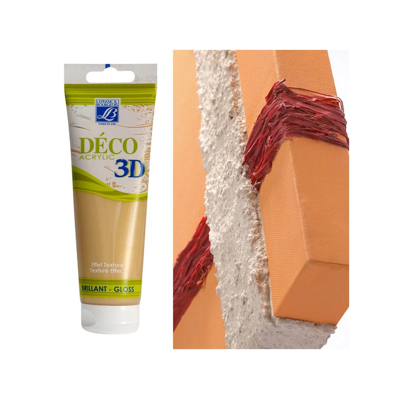 Home Deco 3D paszta, 120 ml - gold