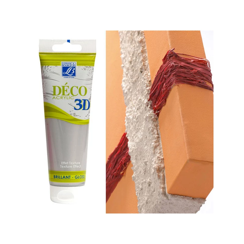 Home Deco 3D paszta, 120 ml - silver