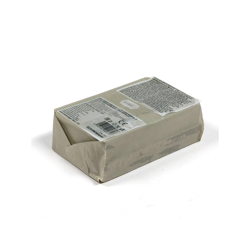 Plasztilin, 1000 g, szürke