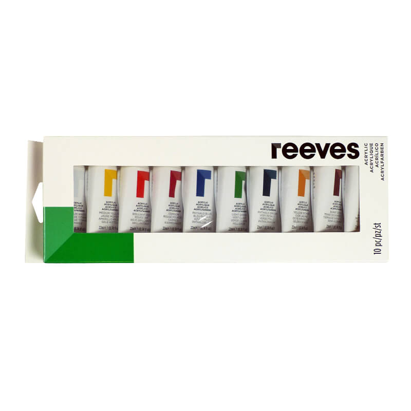 Reeves akrilfesték készlet, 10x22 ml