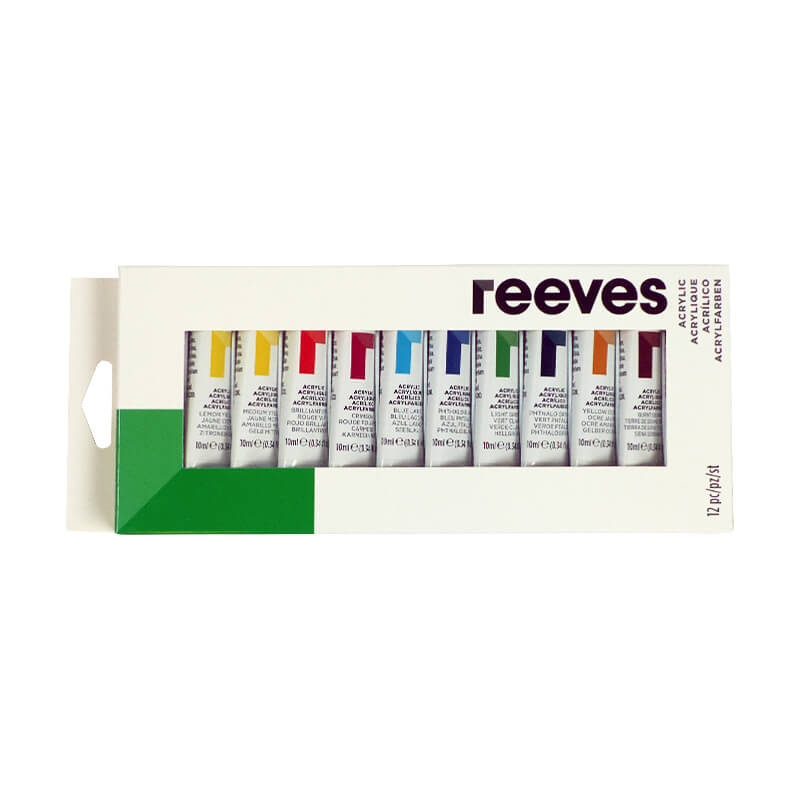 Reeves akrilfesték készlet, 12x10 ml