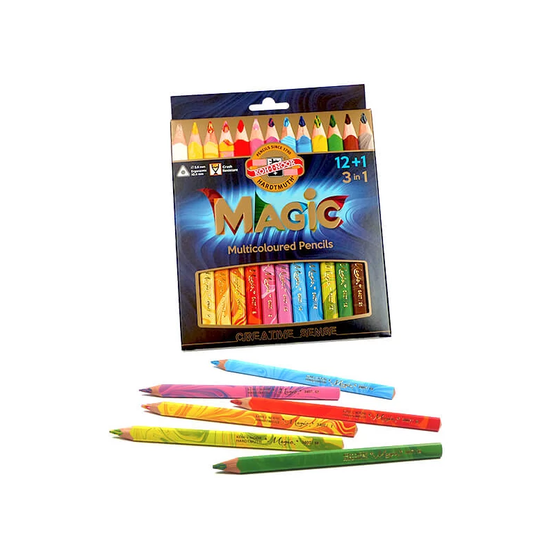 KOH-I-NOOR Magic varázsceruza készlet 3408, 12+1 db
