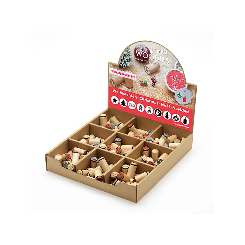 Pecsételő, Woodies, 1,3 cm - Mézeskalács figura