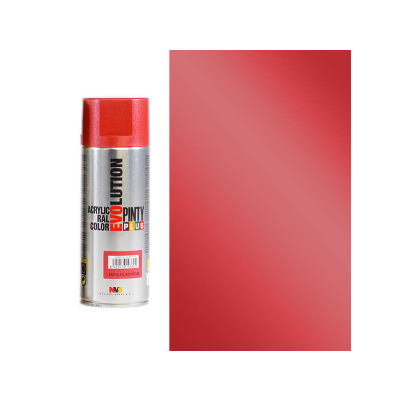 Akrilfesték spray, EVOLUTION metál, 400 ml - M155 piros