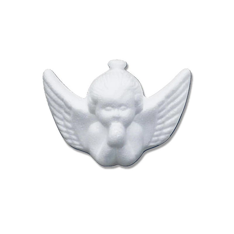 Hungarocell (styropor) figura, angyal - 6x9 cm