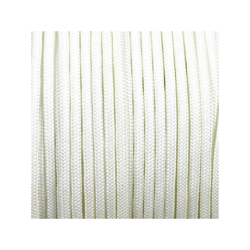 Paracord 350, méterben, 3 mm, szintetikus - fehér