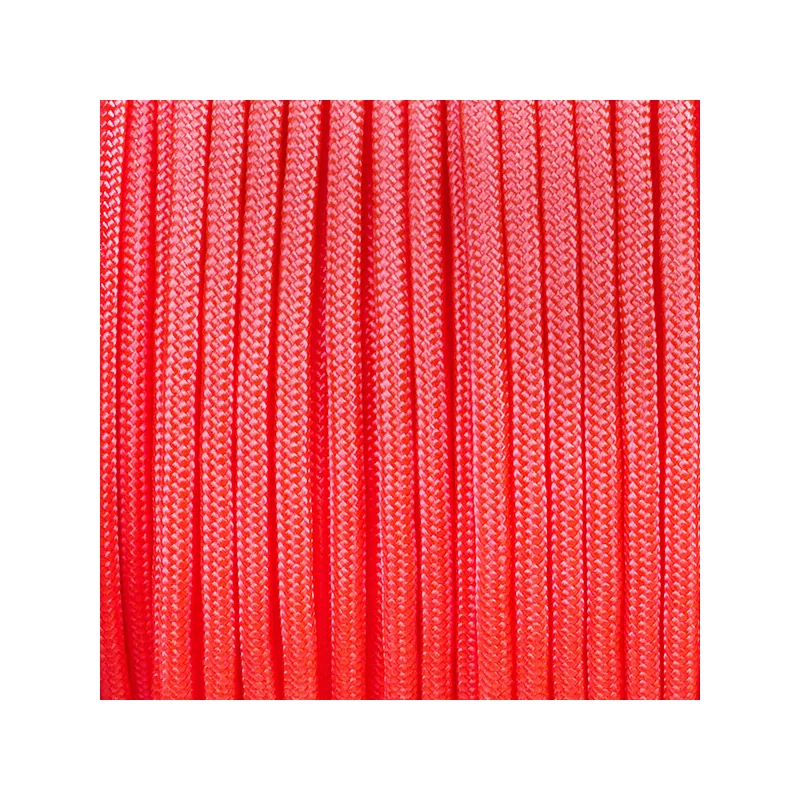 Paracord 350, méterben, 3 mm, szintetikus - élénk rózsaszín