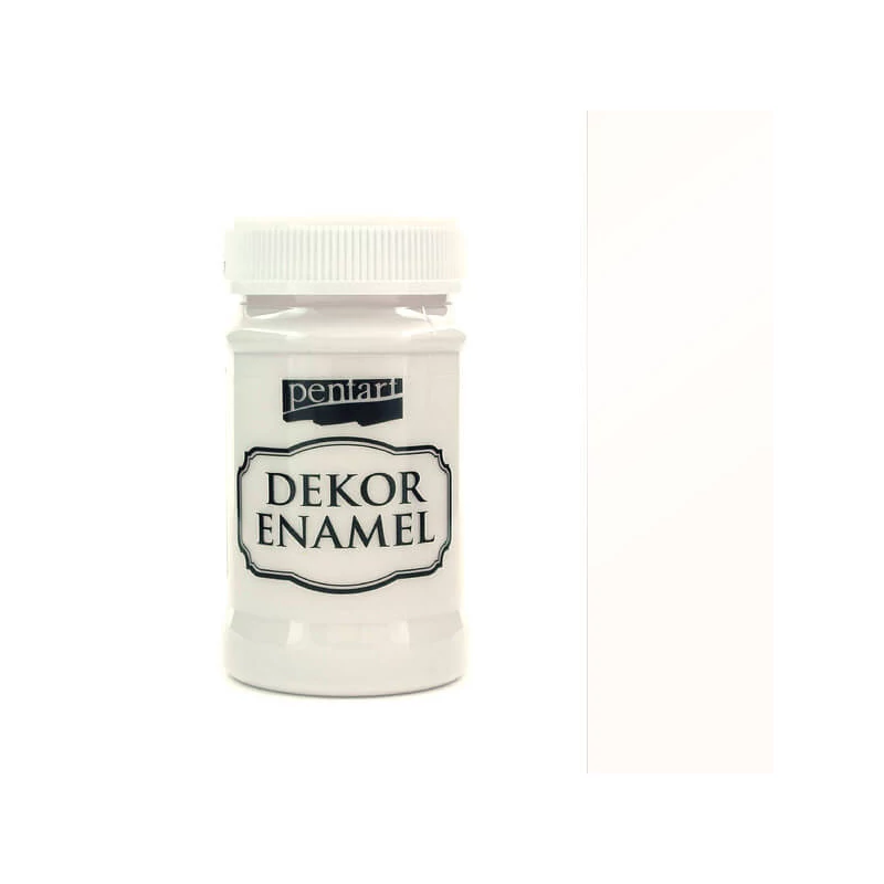 Dekor zománcfesték, 100 ml - fehér