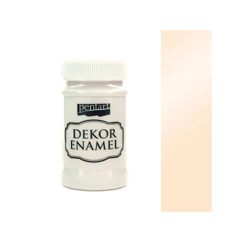 Dekor zománcfesték, 100 ml - krémfehér
