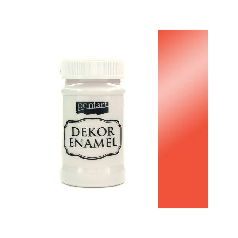 Dekor zománcfesték, 100 ml - narancs
