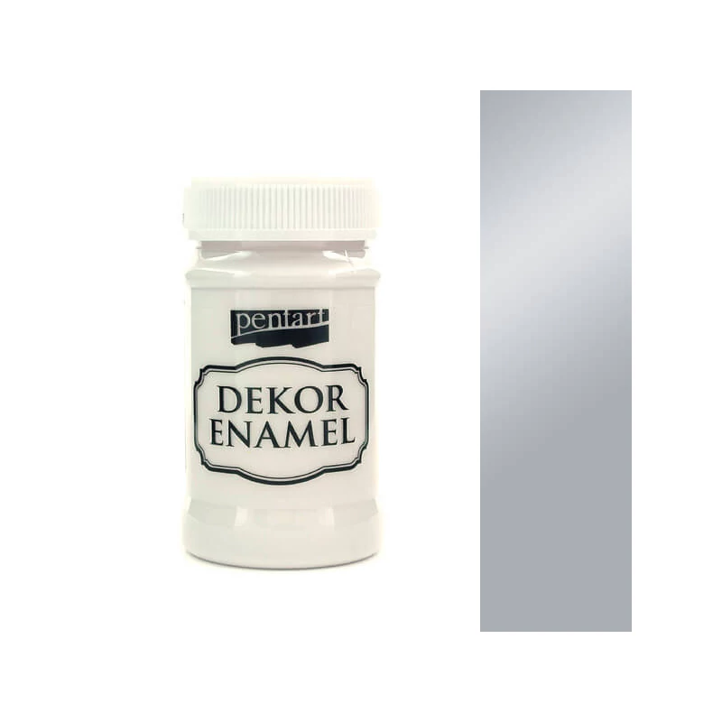 Dekor zománcfesték, 100 ml - szürke