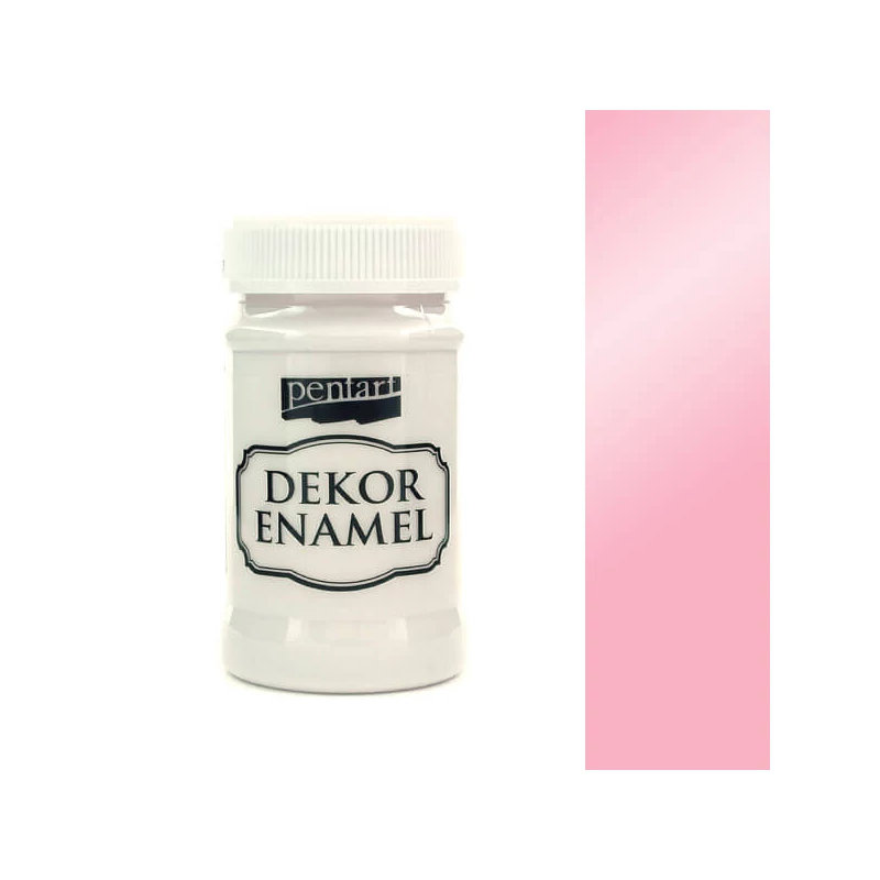 Dekor zománcfesték, 100 ml - rózsaszín