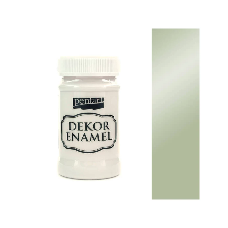 Dekor zománcfesték, 100 ml - zuzmózöld