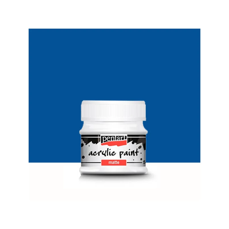 Pentart matt akrilfesték, 50 ml - kék