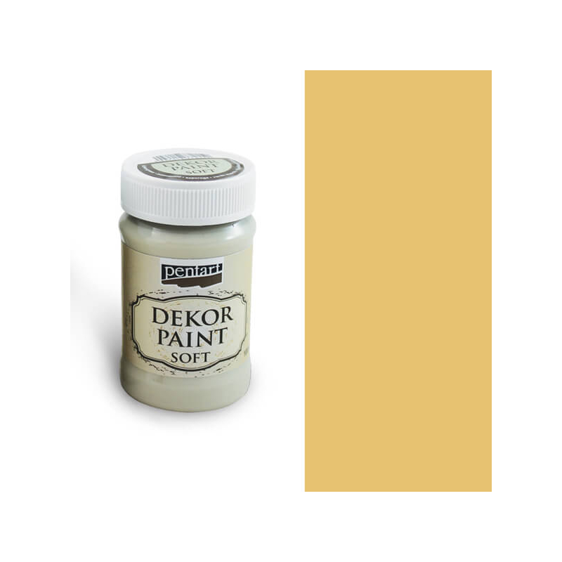 Pentart Dekor Paint Chalky, 100 ml - mandarin