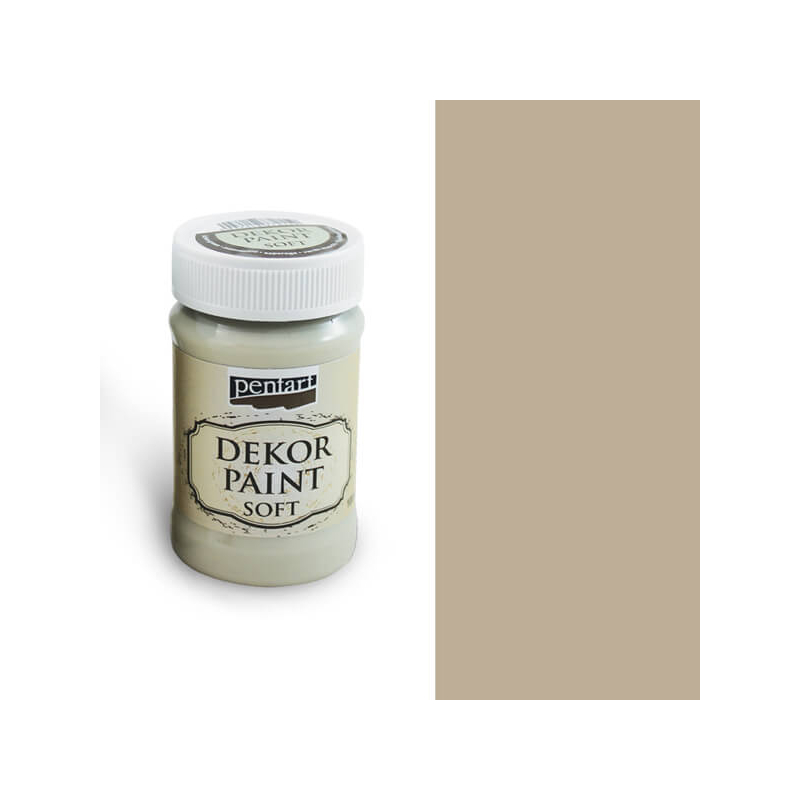 Pentart Dekor Paint Chalky, 100 ml - cappuccino
