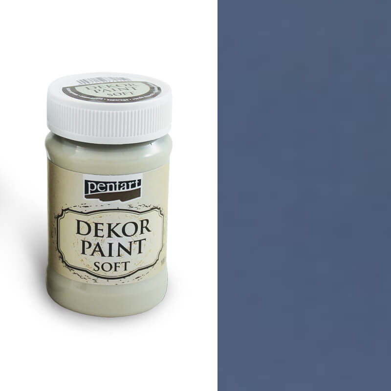 Pentart Dekor Paint Chalky, 100 ml - indigó