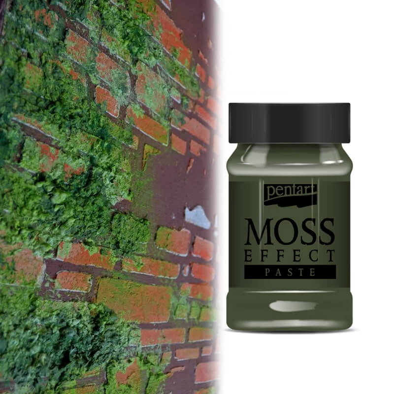 Pentart, moha hatású paszta, 100 ml - sötétzöld
