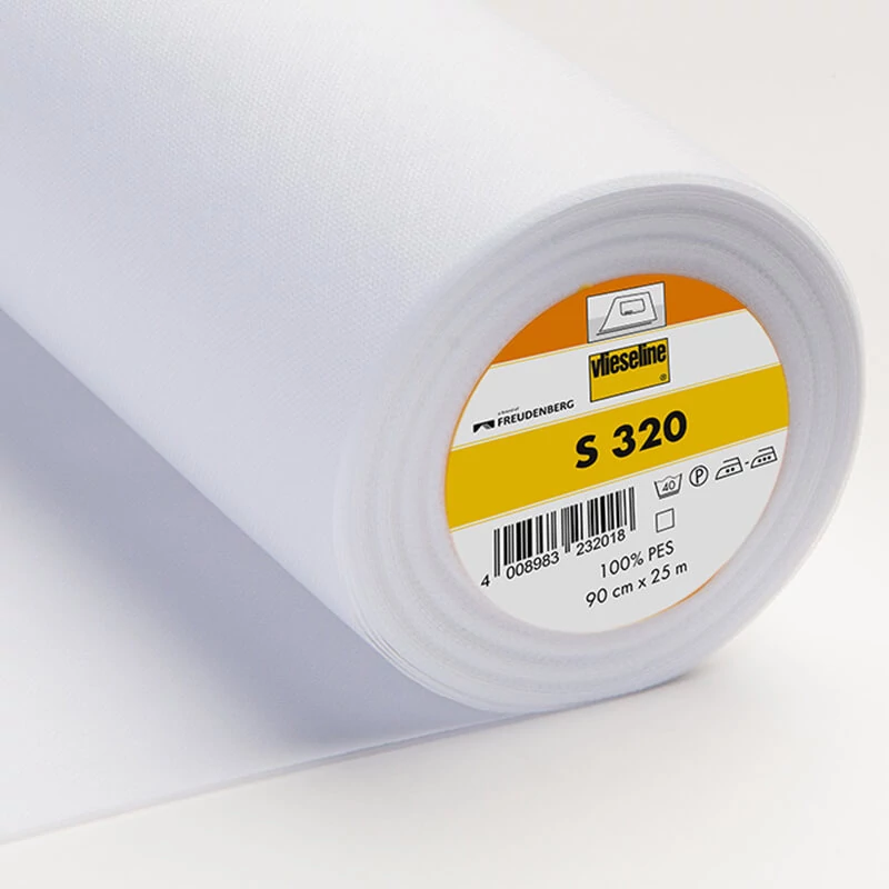 Vlieseline S 320 53357473 - ragasztós, tartásjavító közbélés, 90 cm széles