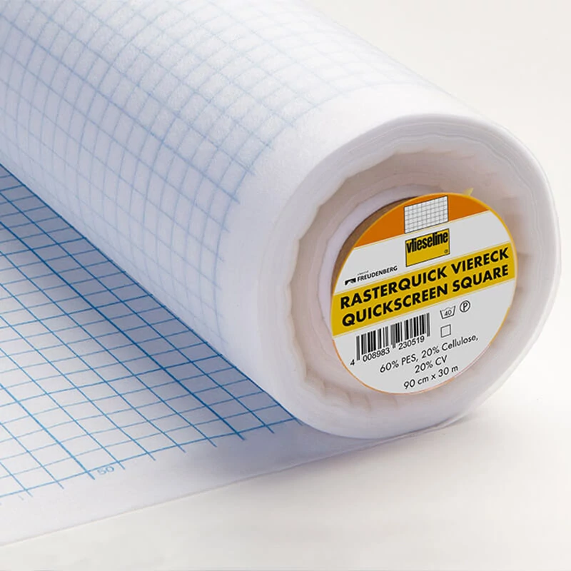 Vlieseline Rasterquick Viereck 53005241 - papírra varrás, 90 cm széles
