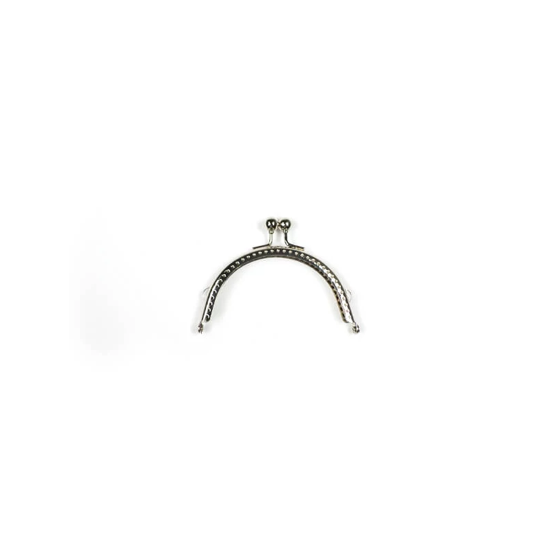 Pénztárca csat - íves, 10 cm