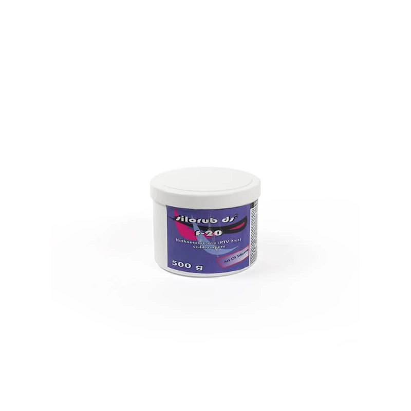 Kétkomponensű (RTV-2) szilikongumi formakészítéshez, Silorub DS - F-20, 500 g