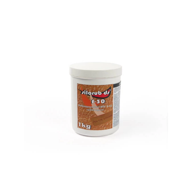 Kétkomponensű (RTV-2) szilikongumi formakészítéshez, Silorub DS - F-30, 1000 g
