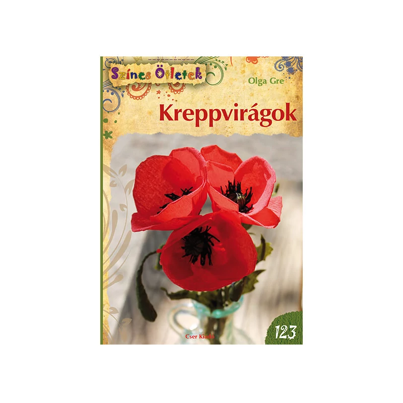 Színes ötletek 123. - Kreppvirágok