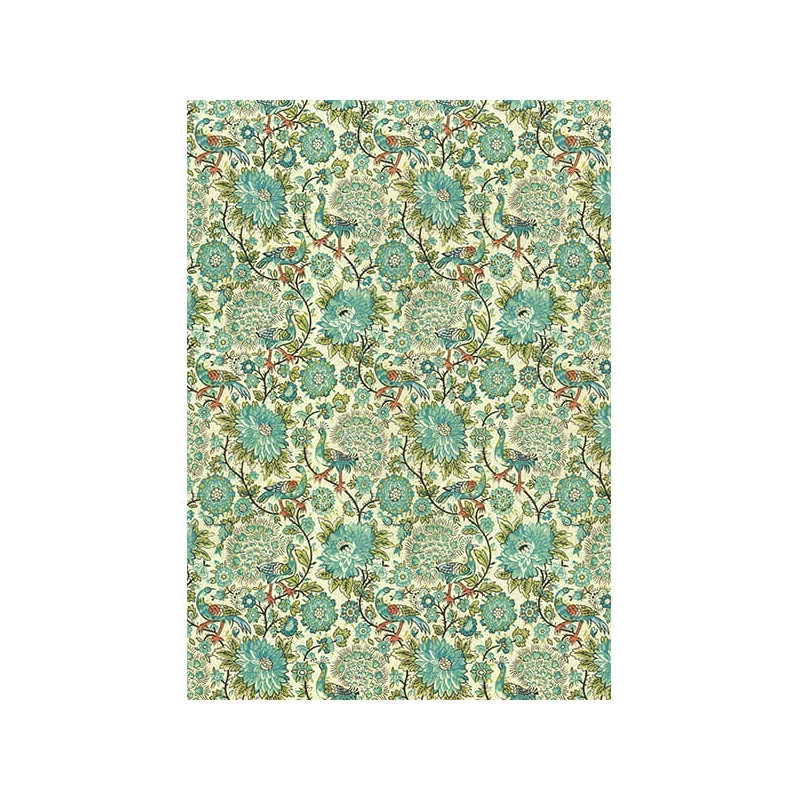 Tassotti decoupage papír - páva, türkiz