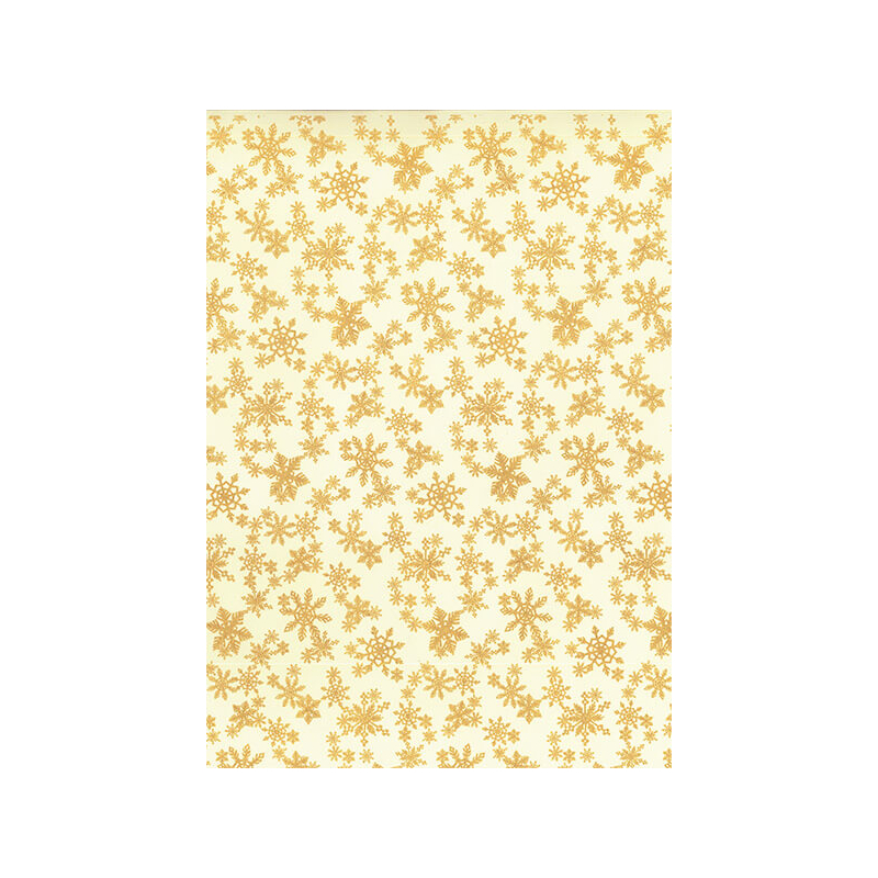 Tassotti decoupage papír - hókristályok, arany